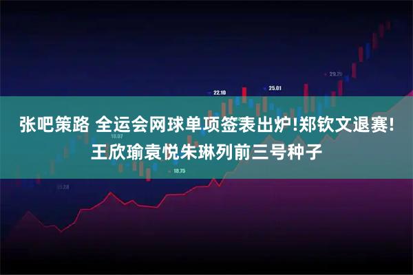 张吧策路 全运会网球单项签表出炉!郑钦文退赛!王欣瑜袁悦朱琳列前三号种子