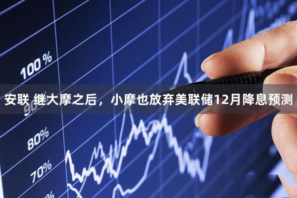 安联 继大摩之后,小摩也放弃美联储12月降息预测