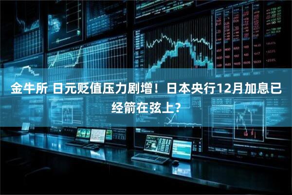 金牛所 日元贬值压力剧增!日本央行12月加息已经箭在弦上?
